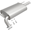 BRE Exhaust 02-08 Camry ES300 Solara 2.4L 3.0L Muffler Kit - 108-0068 Photo - out of package