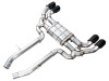AWE Tuning 20-25 BMW X3 M/M Comp (F97) AWD SwitchPath Axle-Back Exhaust - Diamond Black Tips - 3025-43301 Photo - out of package