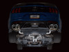 AWE Tuning 21-23 Ford Mustang Mach 1 SwitchPath Cat-Back Exhaust w/ Quad Chrome Silver Tips - 3025-42551 Photo - Mounted