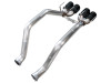 AWE Tuning C6 Chevrolet Corvette Z06/ZR1 Track Edition Axle-Back Exhaust w/ Diamond Black Tips - 3020-43606 Photo - out of package