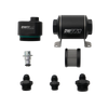 DeatschWerks DWFFR-X 70mm Billet Fuel Filter Regulator - 10 Micron with 6AN Fittings - 8-FFR-070-010K-6 Photo - Primary