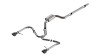 Borla 22-25 Volkswagen Jetta GLI S-type Cat-Back Exhaust w/ 5in Black Chrome Tips - 141033BC Photo - Primary