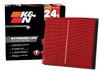 K&N Advantage Plus Air Filter 24K Miles Lexus Rx350 V6-3.5L F/I 10-17 - KNX-2443 Photo - out of package