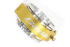 GReddy 3.0 Inch Gold Anodized Aluminum Boost Tube Clamp Set - 22420300 Photo - Close Up