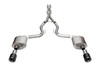 Corsa 2024 Ford Mustang GT Coupe 3in Sport Cat-Back Exhaust - 4.5in Carbon Fiber Tips - 21255CF Photo - Primary