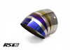 GReddy Burnt Titanium Turndown Universal 105mm Tip - 11002131 User 1