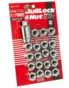Project Kics 12X1.50 Chrome Bulllock And Nut Set Open 19Mm Hex - 16 LUGS + 4 LOCKS - W0651H19 User 1