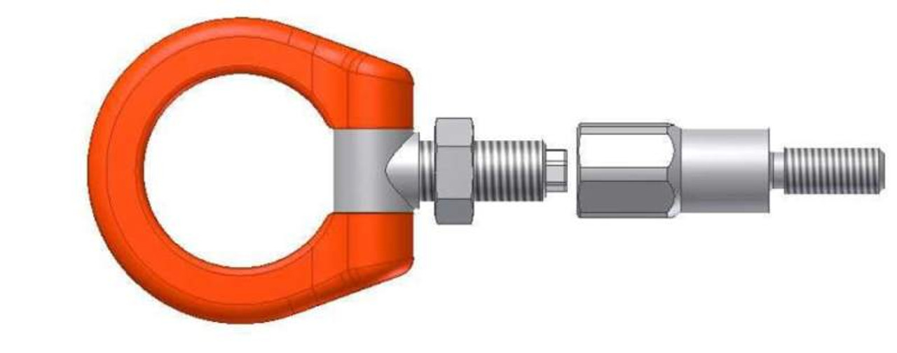 Cusco Folding Tow Hook Front Honda S2000 AP1-F&R/AP2-R ONLY GD Fit Red Steel - 380 017 F User 1