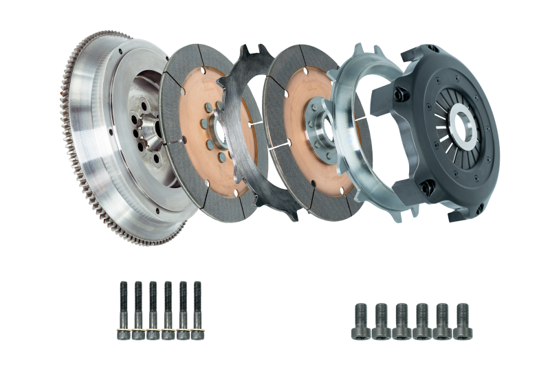 DKM Clutch 99-03 Audi A3 S3 Quattro MS Organic Twin Disc Clutch Kit w/Flywheel (660 ft/lbs Torque) - MS-004-040 Photo - Primary