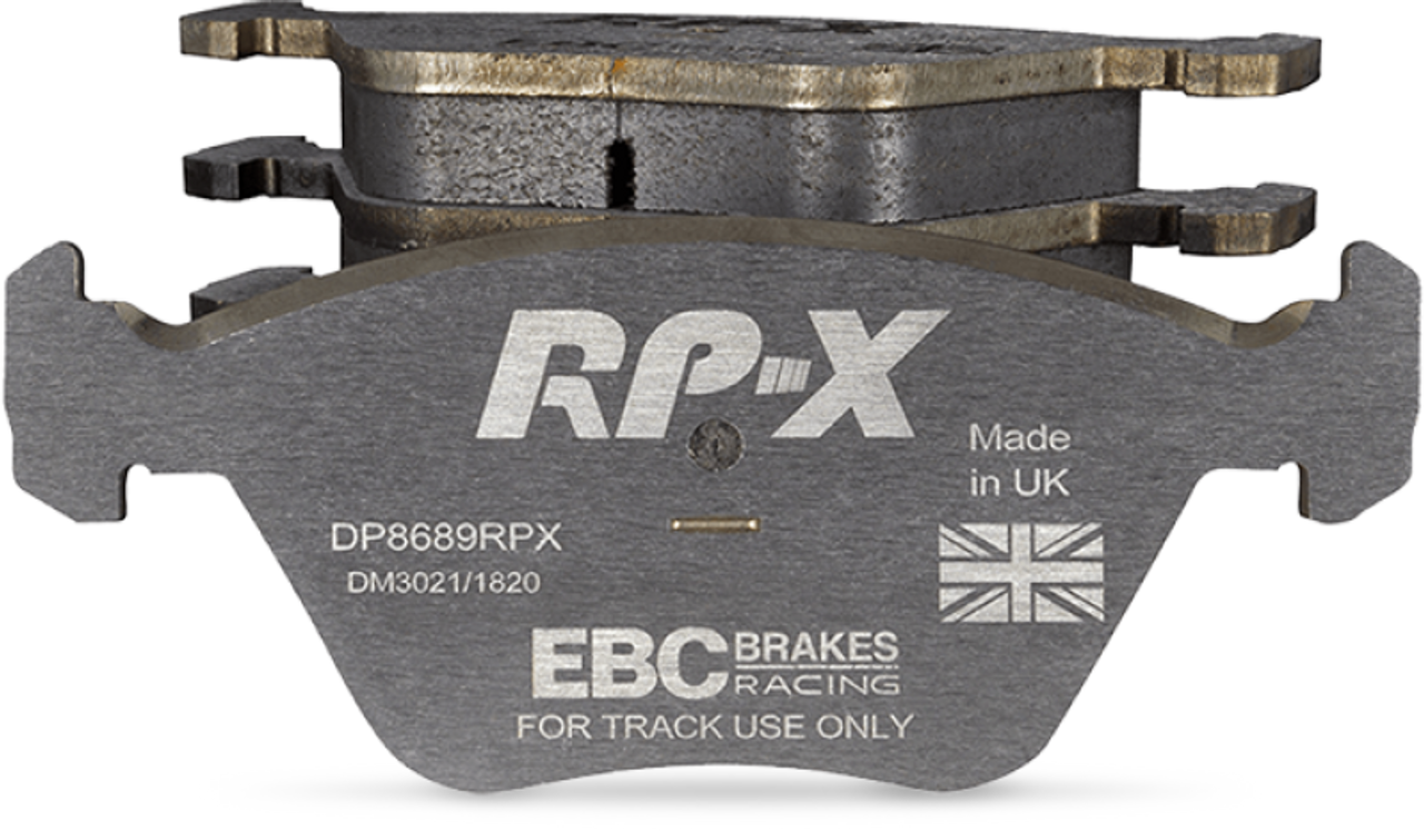 EBC Racing 03-05 Porsche 911 (996) Carrera 4S  (Cast Iron Rotor Only)  RP-X Front Brake Pads - DP81515RPX - R/T Tuning