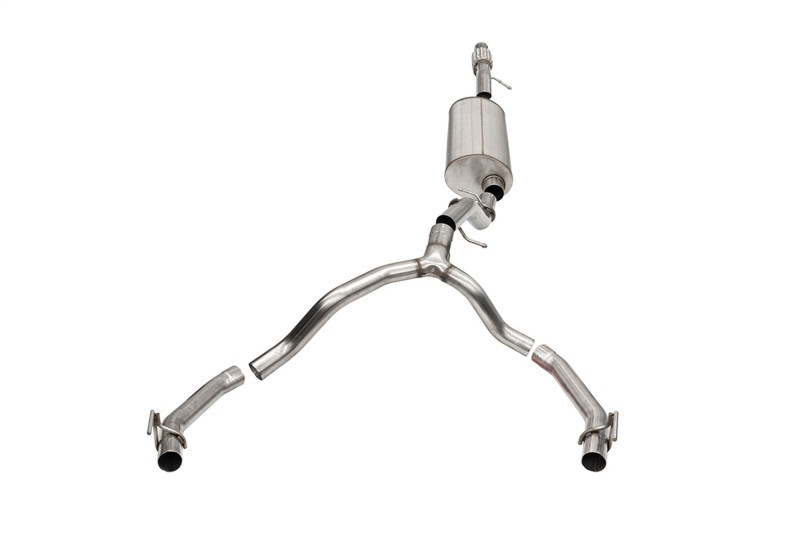 Corsa 21-22 Cadillac Escalade 6.2L Dual Rear 3.5/2.75in Sport Cat-Back Exhaust Uses Factory Bezels - 21131 Photo - Primary