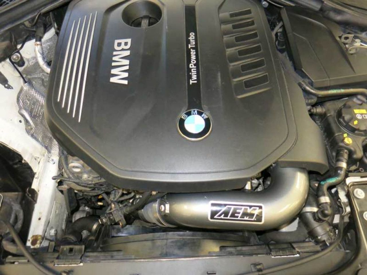 AEM 15-19 BMW M240i L6-3.0L F/I Turbo Intercooler Charge Pipe Kit - 26-3007C Photo - Mounted