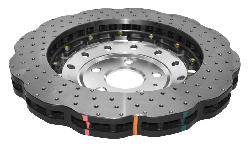 DBA 2015+ Audi RS-3 5000 Series Drilled Front Brake Rotor - 52844SLVXD Photo - out of package