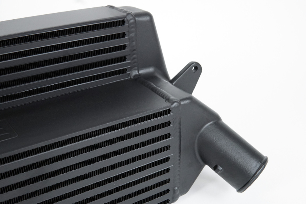 CSF 19-20 Hyundai Veloster N / 17-20 Hyundai i30 N MT Stepped Core Intercooler - Black - 8192B Photo - Close Up