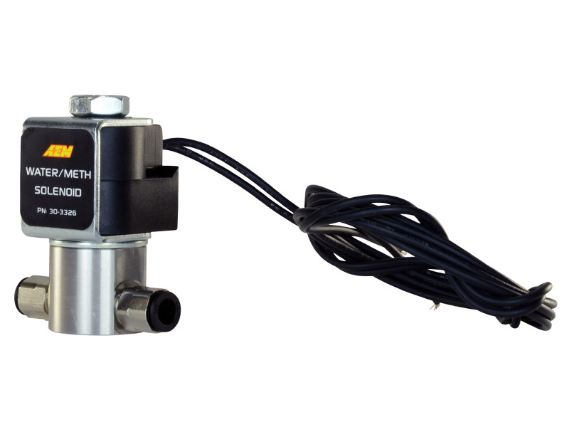 AEM 30-3326 Water Methanol Solenoid – High Flow, Low Current | 1/8" NPT For Performance Injection Kits
