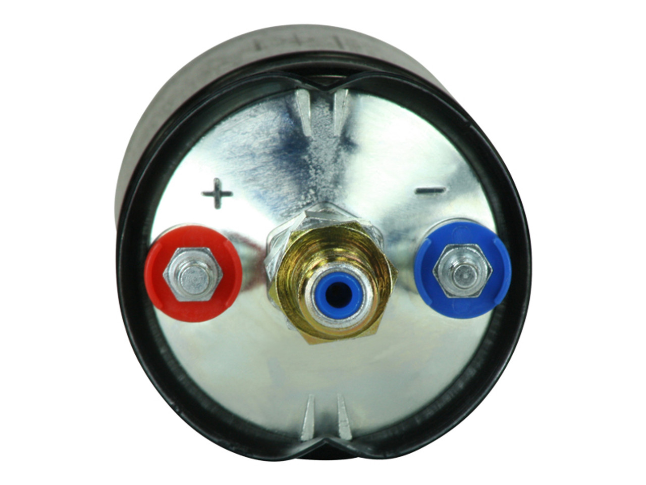 AEM 400LPH High Pressure Inline Fuel Pump - M18x1.5 Female Inlet to M12x1.5 Male Outlet - 50-1009 Photo - out of package