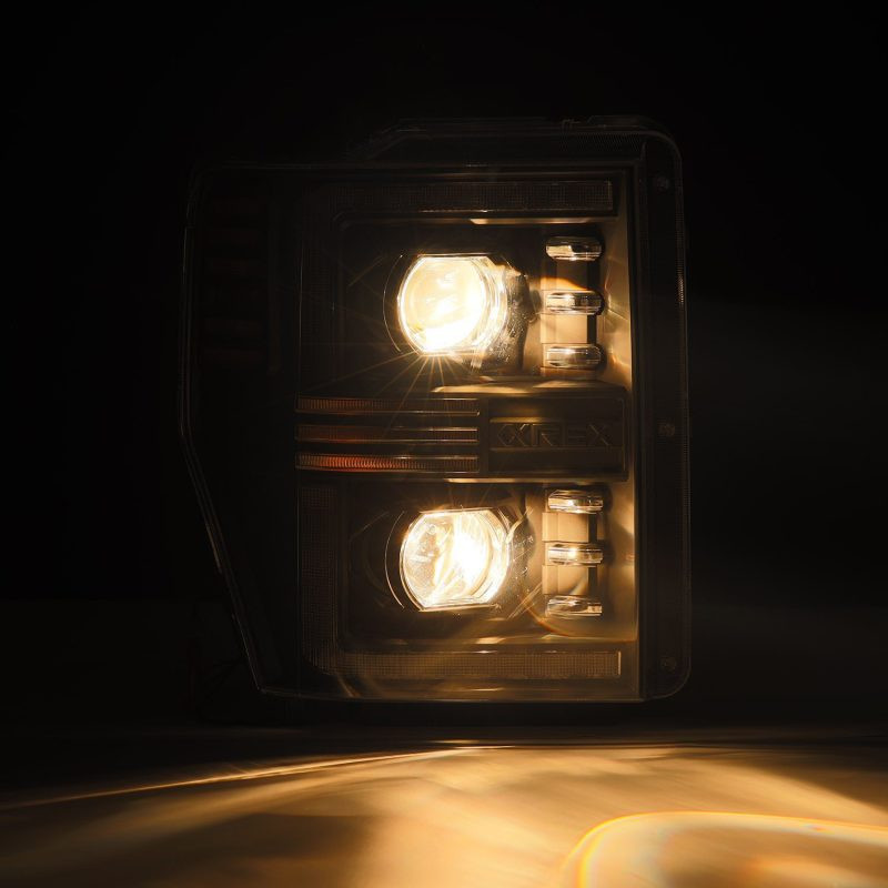 AlphaRex 08-10 Ford F250-550 PRO-Series Projector headlights Alpha-Black w/Activ Light/Seq Signal - 880309 User 2