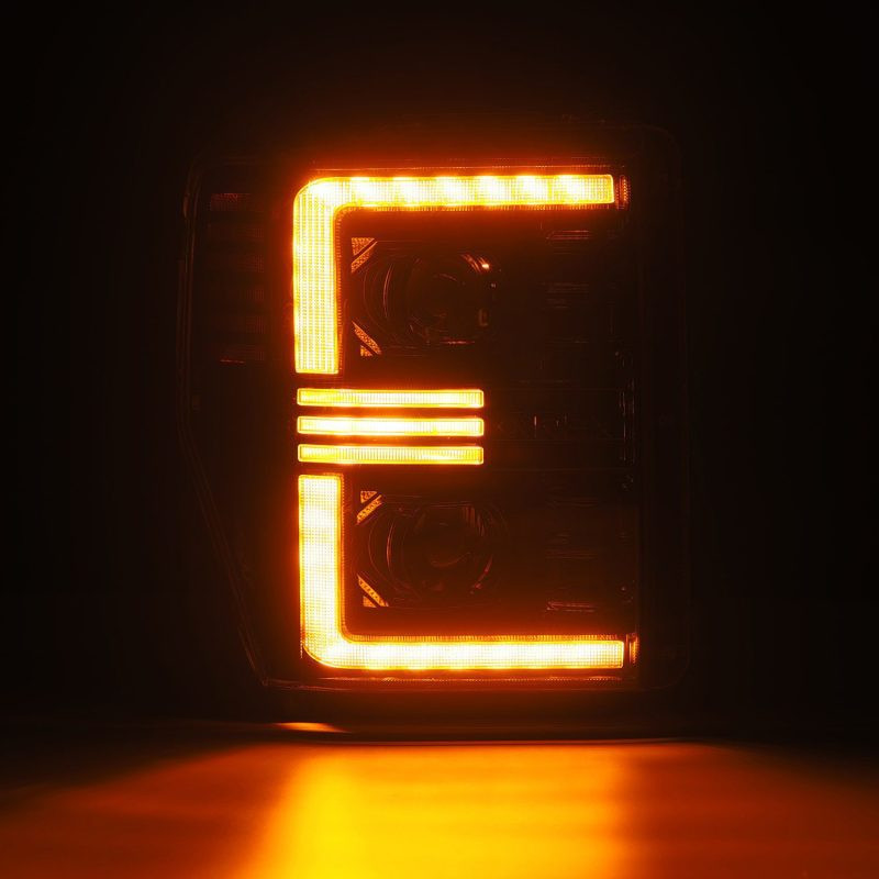 AlphaRex 08-10 Ford F250-550 PRO-Series Projector headlights Alpha-Black w/Activ Light/Seq Signal - 880309 User 4