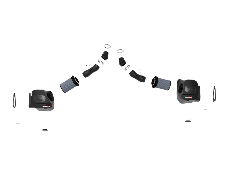 aFe Toyota Land Cruiser 300 Series Momentum GT Coil Air Intake System w/ Pro 5R Media - 50-70091R Photo - Unmounted