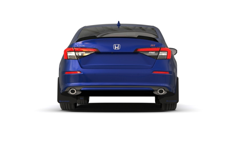 Rally Armor 2022 Honda Civic (Incl. Si/Sport/Touring) Black UR Mud Flap w/ Grey Logo - MF90-UR-BLK/GRY User 1