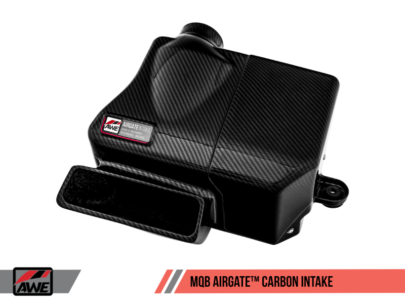 AWE Tuning Audi / Volkswagen MQB 1.8T/2.0T/Golf R Carbon Fiber AirGate Intake w/ Lid - 2660-15024 Photo - out of package