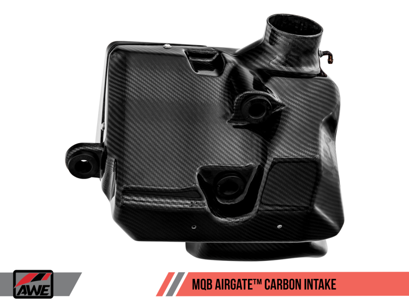 AWE Tuning Audi / Volkswagen MQB 1.8T/2.0T/Golf R Carbon Fiber AirGate Intake w/ Lid - 2660-15024 Photo - out of package