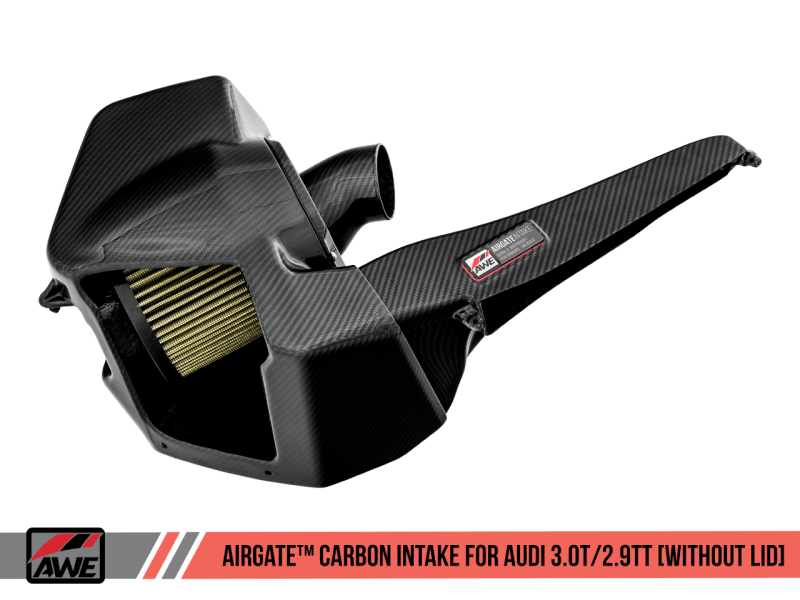 AWE Tuning Audi B9/B9.5 S4/S5/RS5 3.0T Carbon Fiber AirGate Intake w/ Lid - 2660-15032 Photo - out of package