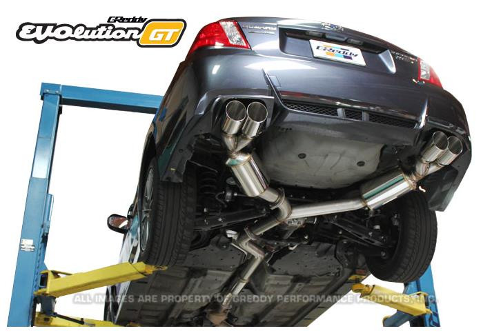 GReddy 11-14 Subaru STI Sedan Evolution GT Exhaust - 10168300 Photo - Primary