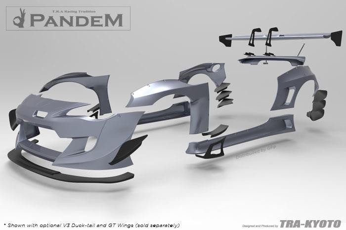 GReddy Scion FR-S Pandem Wide Body V3 Rear Canards - 17010277 Photo - Primary