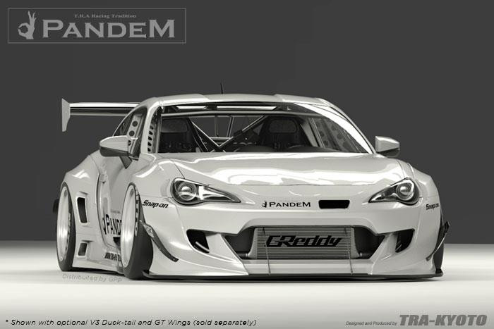 GReddy Scion FR-S Pandem Wide Body V3 Rear Canards - 17010277 Photo - Primary