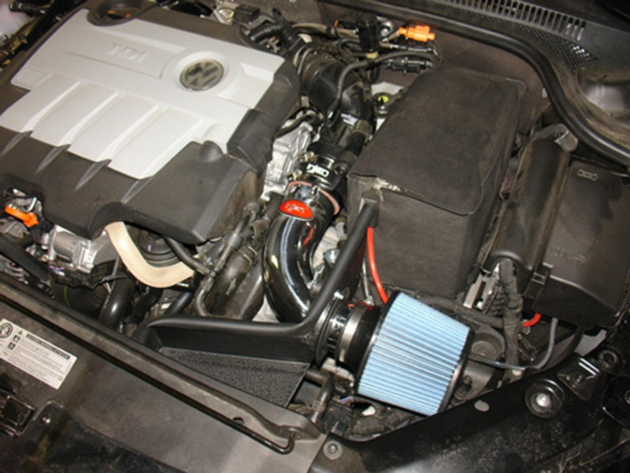 Injen 10-14 VW Golf 2.0L Turbo Diesel Black Tuned Air Intake w/ MR Tech   Super Filter SP3009BLK R/T Tuning