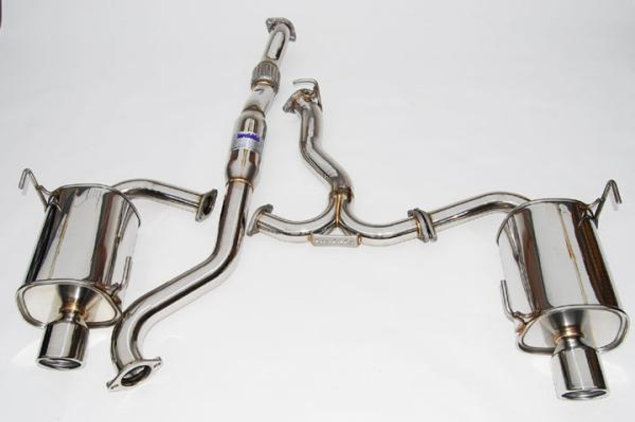 Invidia 08-09 WRX Sedan Q300 Dual Stainless Steel Tip Cat-back Exhaust - HS08SW4GT3 Photo - Primary