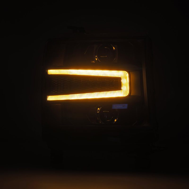 AlphaRex 16-18 Chevy 1500HD LUXX LED Proj Headlights BK w/Seq Actvn Light / SeqSig (Req PN 810023) - 880234 User 3