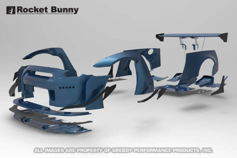 GReddy Rocket Bunny R35 V2 Front Fender Canards - 17020638 Photo - Close Up