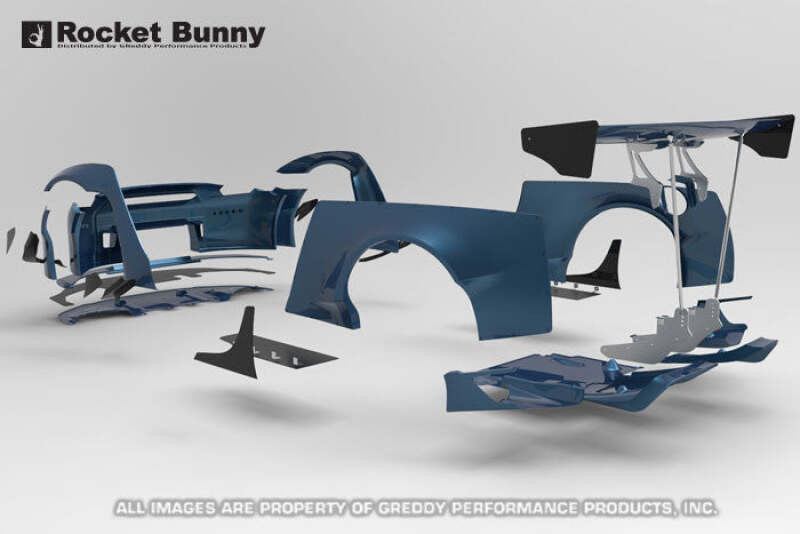 GReddy Rocket Bunny R35 V2 Front Fender Canards - 17020638 Photo - Close Up