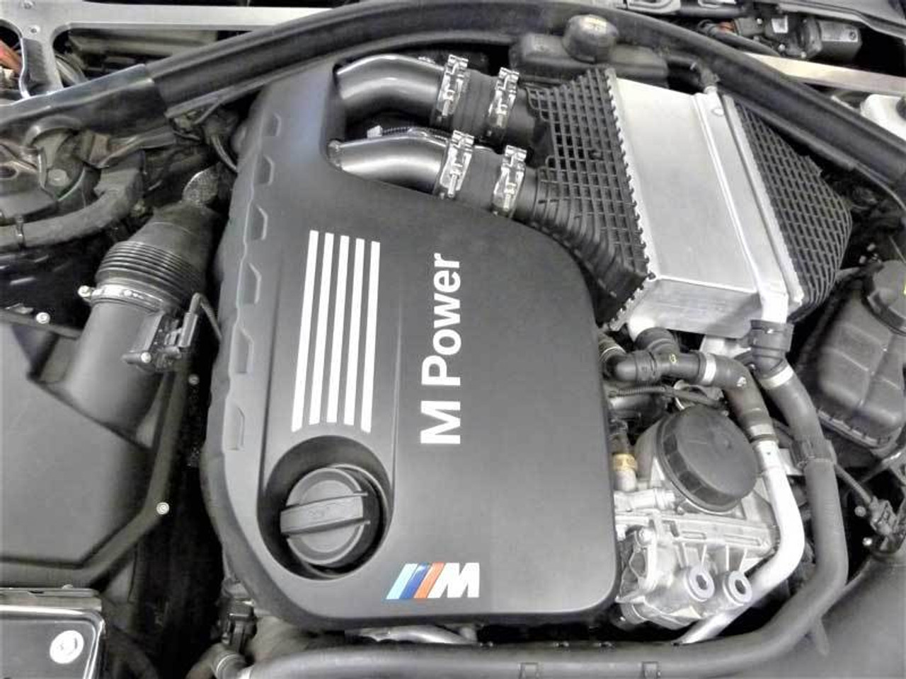AEM Induction 15-20 BMW M3/M4 L6-3.0L F/I Turbo Charge Pipe Kit - 26-3008C Photo - Mounted