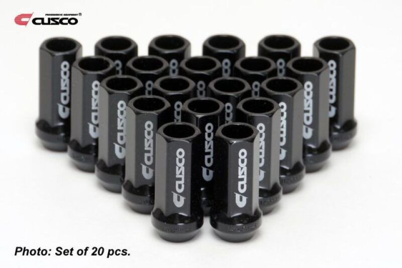 Cusco Universal Wheel Lug Nut Set M12 x P1.5mm - Black (20pcs) - 00B 738 1520B User 1