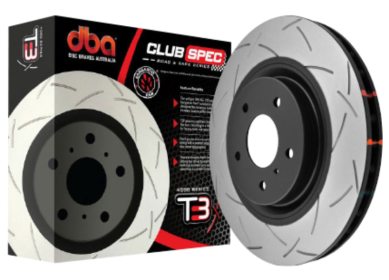 DBA 2020+ Chevrolet Corvette C8 J55 Z51 Front Slotted 4000 Series Rotor - 43928S User 1