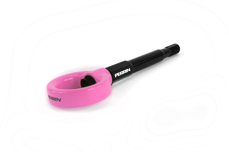 Perrin 18-21 WRX/STI / 13-20 BRZ / 17-20 Toyota 86 Front Tow Hook Kit - Hyper Pink - PSP-BDY-235HP User 1