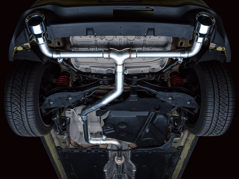 AWE 2022 VW GTI MK8  Track Edition Exhaust - Chrome Silver Tips - 3020-32658 Photo - Mounted