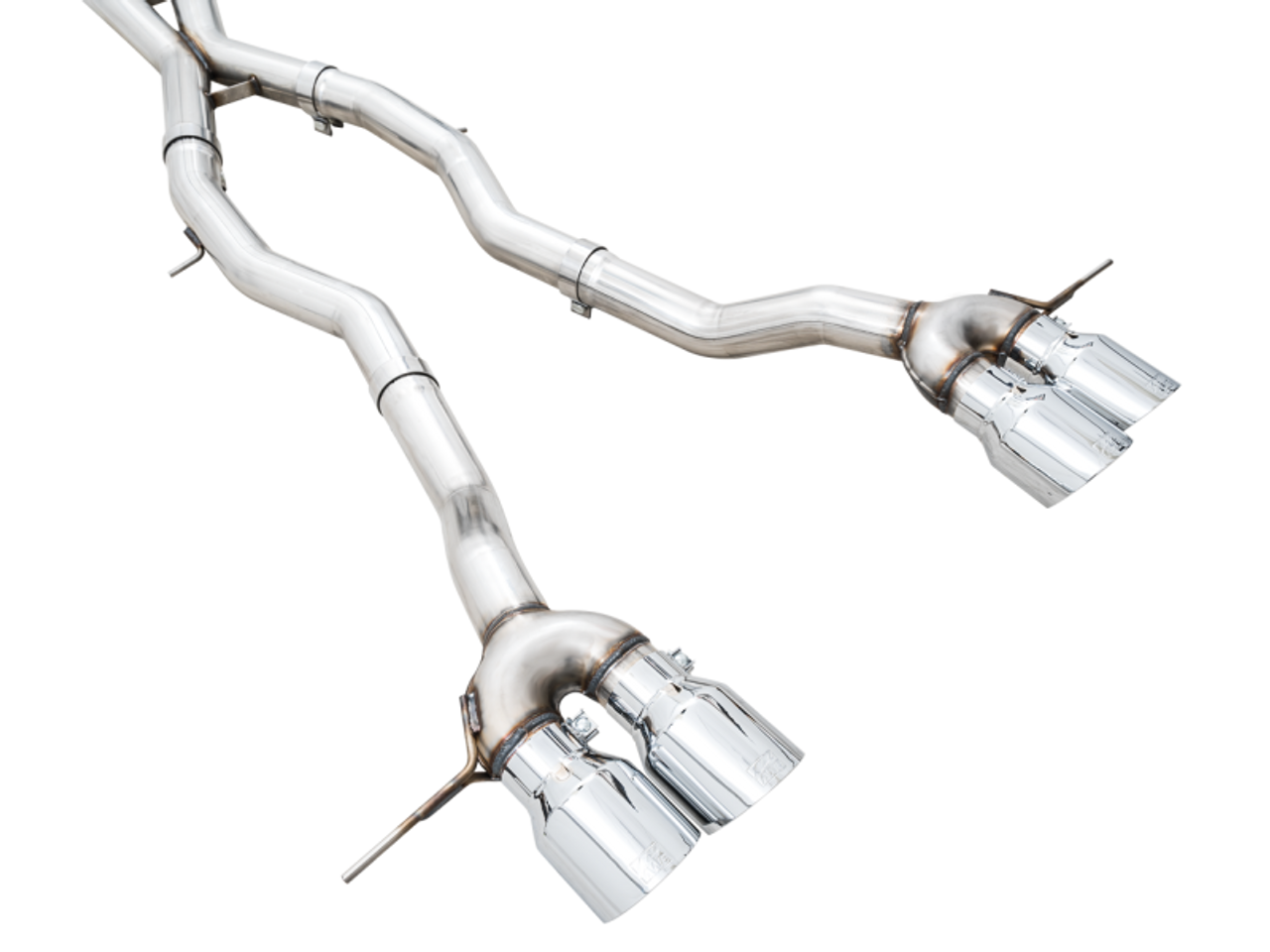 AWE Track Edition Catback Exhaust for BMW G8X M3/M4 - Chrome Silver Tips - 3020-43482 Photo - out of package
