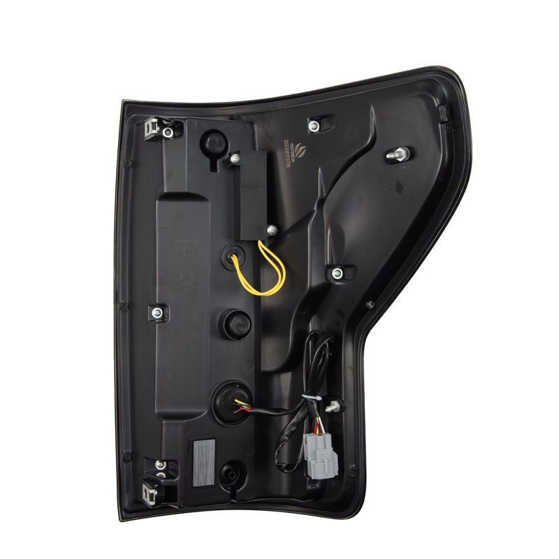 AlphaRex 07-13 Toyota Tundra LUXX-Series LED Tail Lights Black-Red - 670050 User 1