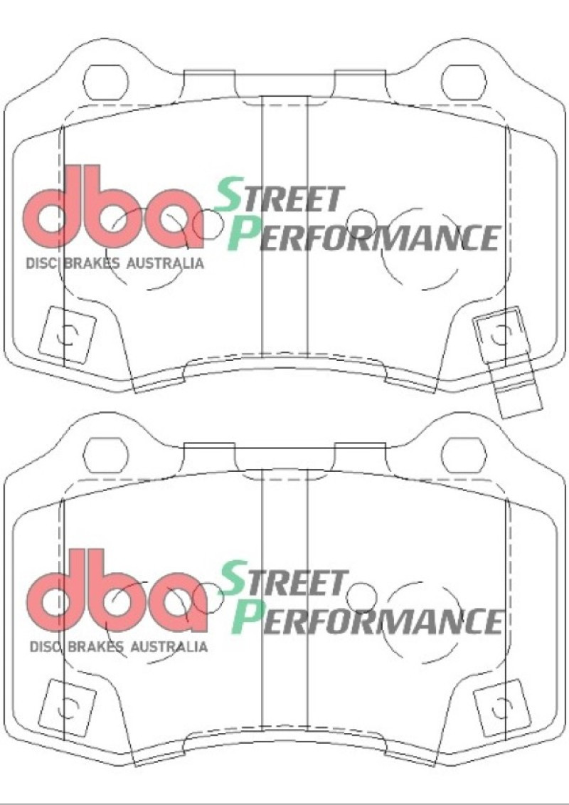 DBA 11-22 Jeep Grand Cherokee SP Performance Front Brake Pads - DB8805SP Photo - out of package