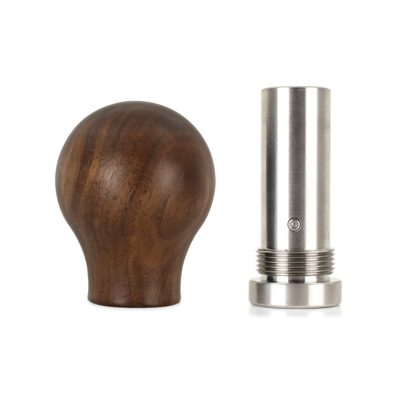 Mishimoto Round Steel Core Wood Shift Knob - Walnut - MMSK-WD-RWN User 1