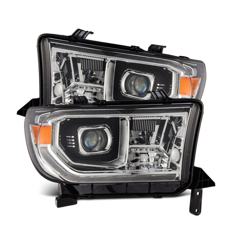 AlphaRex 07-13 Toyota Tundra / 08-17 Sequoia PRO-Series Projector Headlights Chrome w/Seq. Sig. + DR - 880827 Photo - Primary
