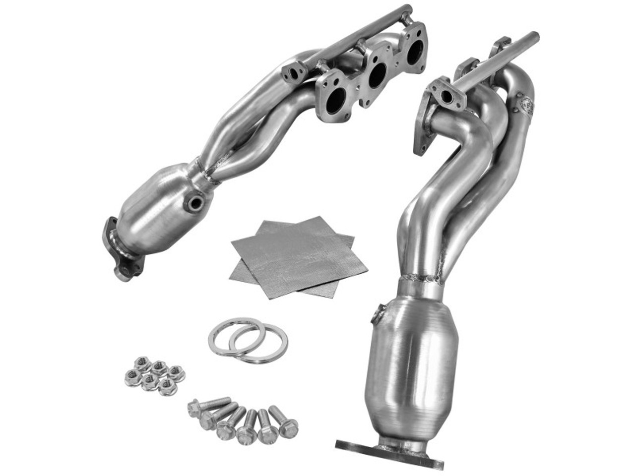 aFe Twisted Steel Header 409 SS w/Cat 12-15 Toyota Tacoma V6-4.0L - 48-46003-1HC Photo - Unmounted