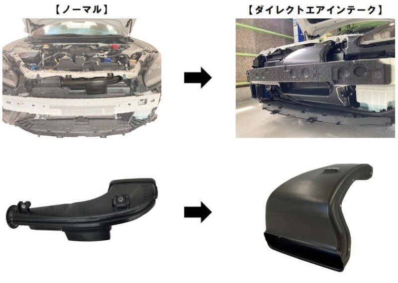 GReddy 2022+ Toyota GR86 FA24 Air Intake Snorkel for Factory Air Box - 12515002 Photo - Close Up