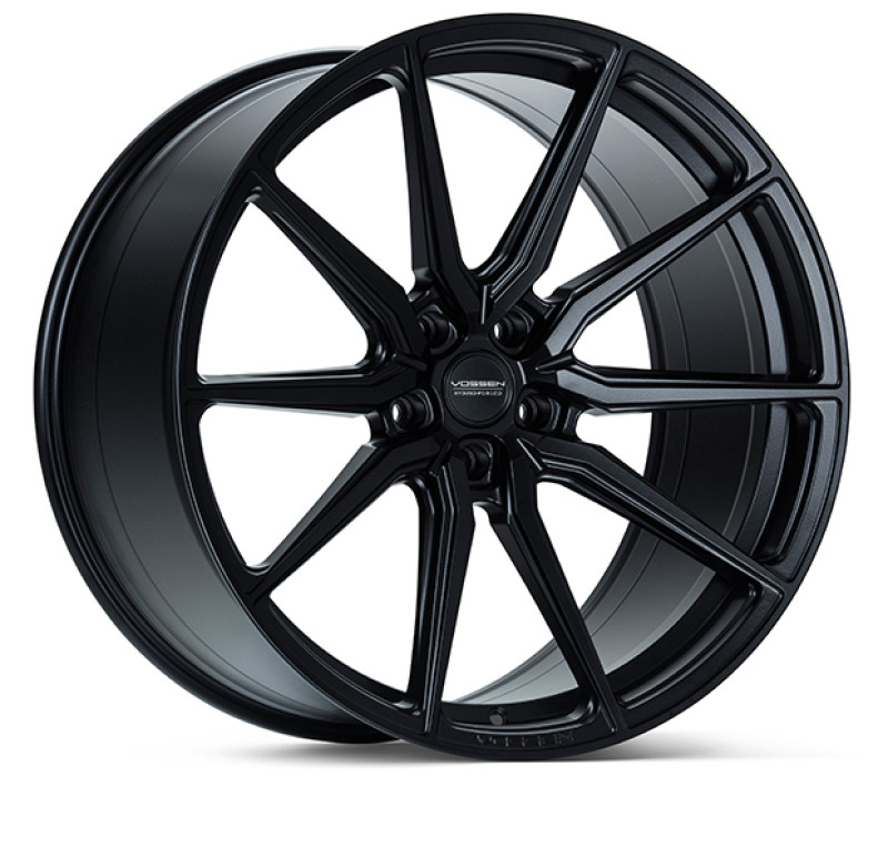 Vossen HF-3 24x10 / 5x130 / ET15 / Deep Face / 84.1 - Satin Black - HF3-4P52-15 Photo - Primary