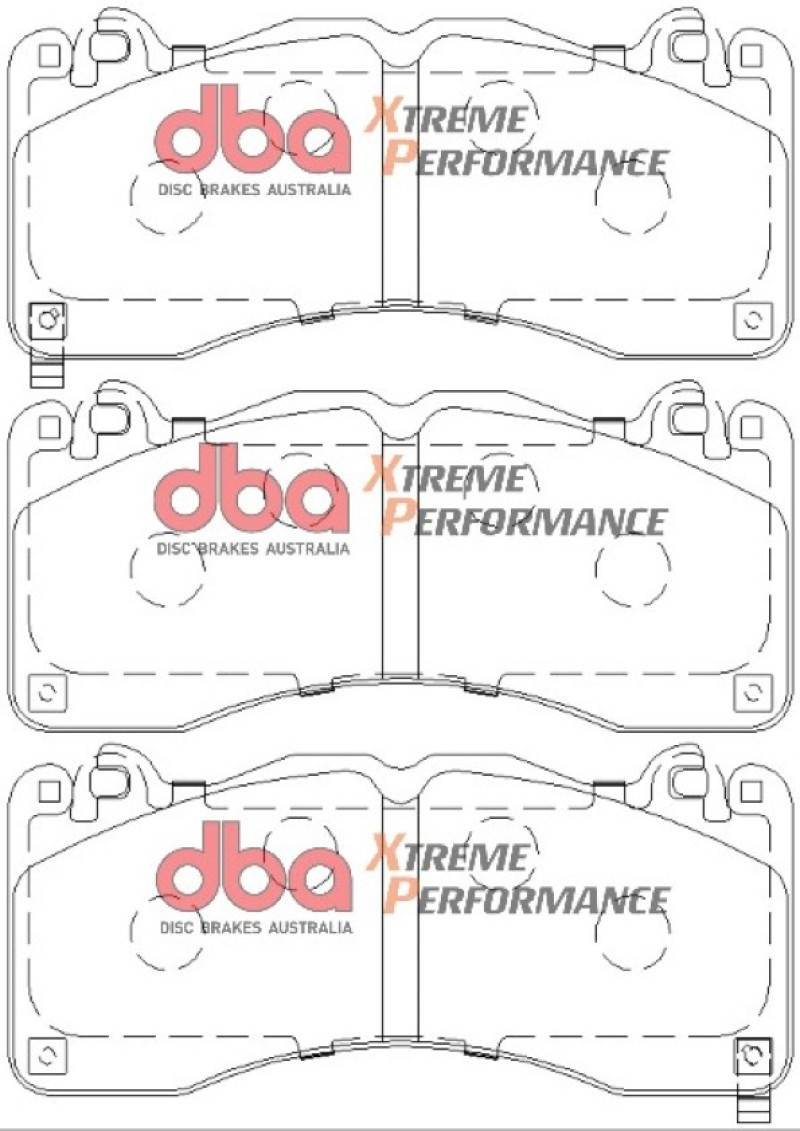 DBA 15-19 Ford Mustang GT (w/Performance Pkg/380mm Front Rotor) XP Performance Front Brake Pads - DB9021XP Photo - out of package