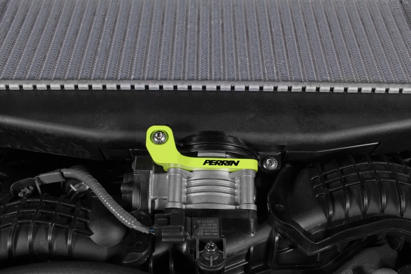 Perrin 2022+ Subaru WRX/19-23 Ascent/Legacy/Outback Top Mount Intercooler Bracket - Neon Yellow - PSP-ITR-331NY User 1